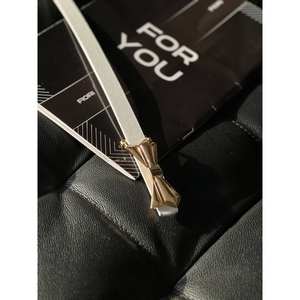 Cinturón fino con estampado de leopardo para mujer de Fiori, con hebilla de lazo dorada, cinturón de tela de poliéster y aleación para vestir, accesorio de moda - Product Image 1