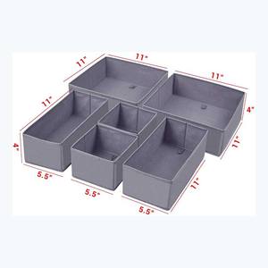 Foldable Fabric <strong>Organizer</strong> Basket Bins for <strong>Underwear</strong> Bras,Foldable Cloth Storage Box,fabric <strong>Drawer</strong> <strong>Organizer</strong> - Product Image 6