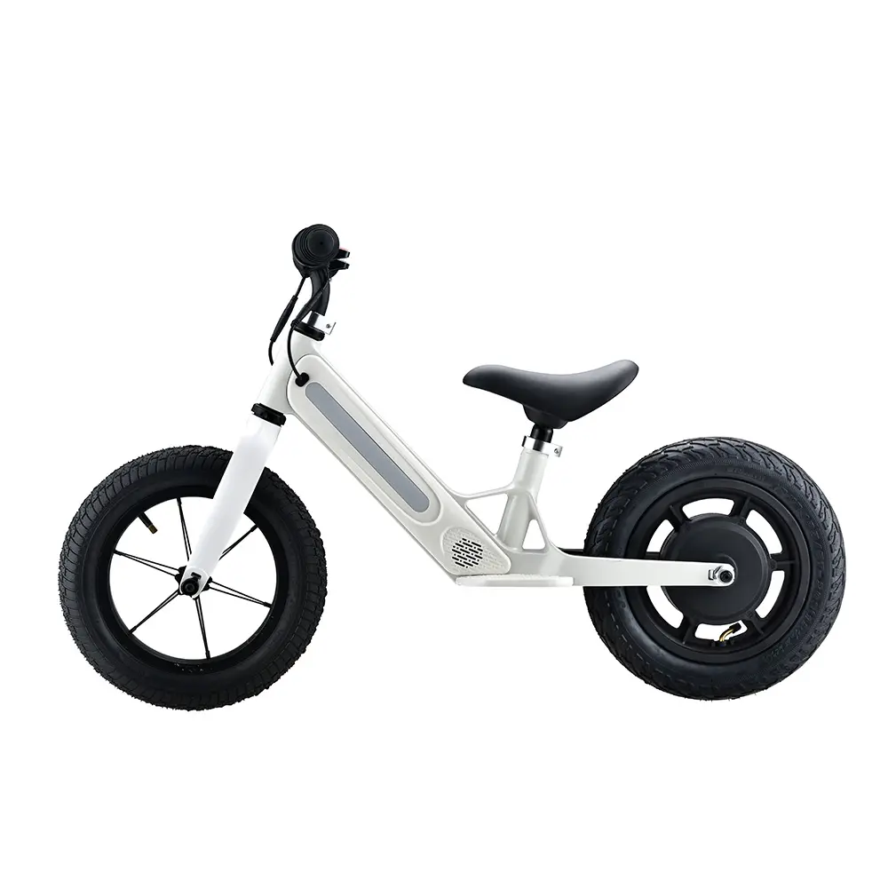 米国倉庫リチウム電池式格安プッシュバイク12インチ電動自転車おもちゃキッズバランスダートバイク子供用