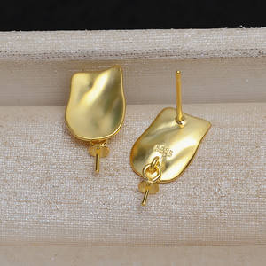 ต่างหูและสร้อยคอเงินแท้ S925 สไตล์บาโรก ประดับมุกทรง AB ขนาด 9-17 มม. อุปกรณ์ DIY สำหรับทำเครื่องประดับ 4135 ชิ้นส่วนและอุปกรณ์ประกอบเครื่องประดับ - Product Image 2