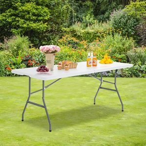 <span class=keywords><strong>Table</strong></span> pliante moderne en plastique pour la vie en plein air, le camping et l'intérieur Plastique durable avec capacité de charge Design élégant - Product Image 6