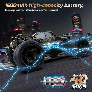 9309E 309E 1:18 Monster Truck RC Haute Vitesse 4x4 Moteur Brushless Batterie 7.4V Télécommande Proportionnelle 2.4G Voiture de Drift - Product Image 6