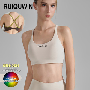 Conjunto de Sujetador Deportivo Sin Costuras RUIQUWIN OEM para Mujer, Venta al por Mayor, Tallas Grandes, Sujetador Deportivo Acolchado, Ropa de Gimnasio, Fitness, Entrenamiento, Running, Traje Deportivo - Product Image 1