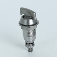 Loquet de compression robuste en acier inoxydable, homologué IP65, style bouton à aile pour machines de construction