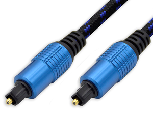 Câble en fibre <span class=keywords><strong>optique</strong></span> bleu fin à 6 cœurs, câble <span class=keywords><strong>audio</strong></span> <span class=keywords><strong>optique</strong></span> Toslink moulé de 6 pieds - Product Image 5