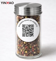 Autocollants personnalisés avec code QR en rouleau, étiquettes adhésives personnalisées avec logo pour entreprises, autocollants en vinyle imperméables pour emballages professionnels