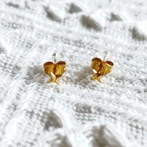 ต่างหูรูปดาว สแตนเลส 304 ชุบทอง 18K ชุบสูญญากาศ กันน้ำ ไม่ลอก ไม่ก่อให้เกิดอาการแพ้ สำหรับผู้หญิง - Product Image 1