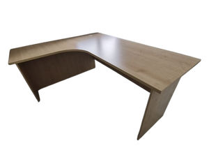 Escritorio de Conferencia en Forma de L, Diseño Moderno, Tablero de Aglomerado de Grado Comercial Duradero con Laminado de Melamina, Muebles de Oficina - Product Image 1