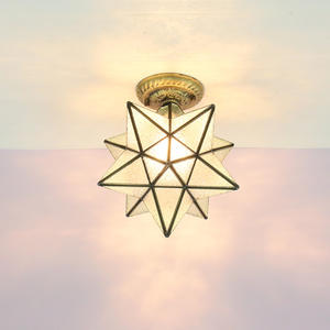 Plafonnier en forme d'étoile à cinq branches de style américain, luminaire créatif pour couloir, balcon, escalier, chambre à coucher, entrée, salon - Product Image 4