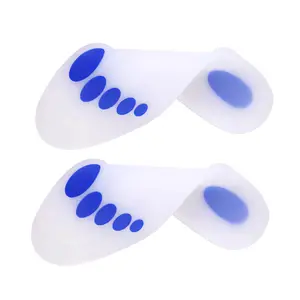 Semelles orthopédiques de sport source usine semelles en silicone pour hommes gel SEBS