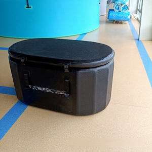 Baignoire <span class=keywords><strong>gonflable</strong></span> d'extérieur en PVC Drop Stitch pour la rééducation sportive, pliable, pour la cryothérapie, douche froide, piscine - Product Image 4