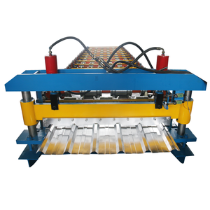 Machines de formage et de roulage de tôles en fer et <span class=keywords><strong>zinc</strong></span> pour tuiles de toiture trapézoïdales, machines de fabrication de toitures - Product Image 2