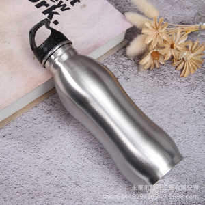 Factory Direct Supply Portable Stainless Steel Creative Hiking Water Bottles Outdoor Fitness Sports Bicycle Leak-Proof Thermal - Product Image 2