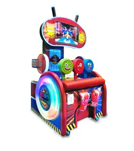Novo Desenho Da Moeda Operado Máquina de Jogo de Arcade Bilhete Máquina De Boxe para Crianças De Boxe Bebê