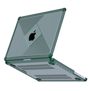 Slim Folio Style TPU Capa interior suave Anti impacto <span class=keywords><strong>Apple</strong></span> <span class=keywords><strong>Mac</strong></span> <span class=keywords><strong>Book</strong></span> M3 <span class=keywords><strong>Pro</strong></span> 14 ''Cubierta para computadora portátil con forro Buffer Ribs - Product Image 1