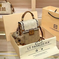 Sac à main vintage pour femme, style bandoulière, imperméable, doublure PVC avec fermeture éclair, sacoche de téléphone durable et portable