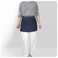 Tablier de travail sans manches pour serveur, style cowboy, pour restaurant et nettoyage, Niuweili A3006