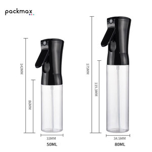 Custom Logo Continuous Spray <b>Bottle</b> 50ml Fine <b>Mist</b> Trigger Sprayer Continuous Spray <b>Bottle</b> Hairdresser - Product Image 5