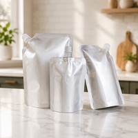 Sachet Doypack en aluminium avec bec verseur barrière pour fruits secs, boissons, jus, lait, gelée – Idéal pour les marques alimentaires haut de gamme