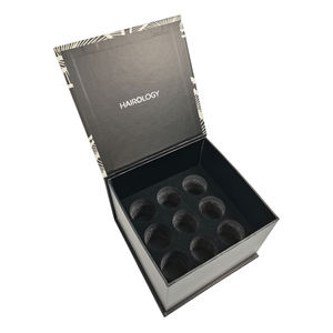 Boîtes à bougies miniatures vides personnalisées et recyclables avec logo en relief, feuille d'or, emballage cadeau magnétique de luxe, boîte en papier avec insert en EVA - Product Image 6