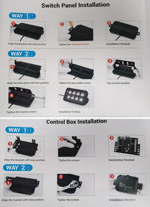 新型<span class=keywords><strong>8</strong></span>連デュアルスイッチパネル 調光可能 12V/24V 車両電源制御 自動スイッチパッドパネル 回路ボックス リレーシステム - Product Image 6