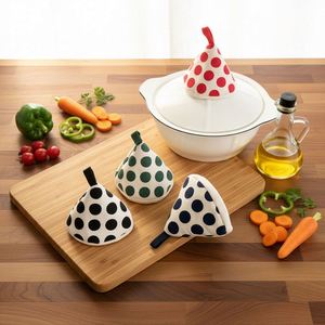Mitaines de four miniatures personnalisées avec doublure en coton, résistantes aux hautes températures, design imprimé, cadeaux d'entreprise - Product Image 4