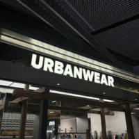 Letrero Kelly Personalizado con Luz LED 3D, IP54 Impermeable, Letreros de Acrílico para Pared con Logotipo, Letrero Electrónico para Exteriores de Edificios Comerciales