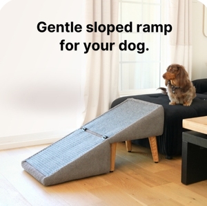Rampe pliable 2 en 1 <span class=keywords><strong>pour</strong></span> lit, escalier <span class=keywords><strong>pour</strong></span> animaux de compagnie avec ottoman de rangement, pieds en PP antidérapants, rampe <span class=keywords><strong>pour</strong></span> petits chiens, chiens âgés, chats - Product Image 4