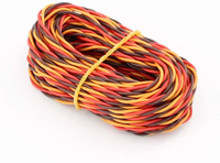 5M 16 pieds 22AWG 26awg 30/60 noyau 3 voies torsion Servo câble d'extension JR Futaba fil torsadé plomb pour accessoires d'avion RC