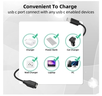 Câble de charge USB C 1M compatible avec le chargeur de montre, câble de synchronisation et de charge de données pour Fenix 7 7S 7X 6 6S 6X 5 5S 5X