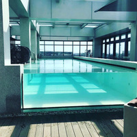 60mm 80mm 100mm fibre de verre piscine plastique acrylique hors sol piscine à cadre