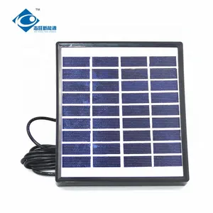 9 V hochwertiges Poly-Solarpanel-Ladegerät 1,5 W laminiertes Solarpanel ZW-1,5-W-9V tragbares Miniglas-Solarpanel