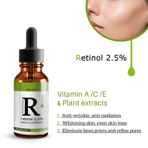 Rétinol 2.5% Crème Hydratante pour Le Visage Vitamine E Liquide De Collagène Anti-Âge Rides Acné Visage Sérum Blanchissant - Product Image 3