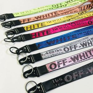 Dây đeo chìa khóa dệt trắng giảm giá, dây đeo chìa khóa phổ biến chất liệu polyester - Product Image 2