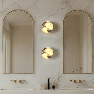 Applique murale vintage en marbre pour salon et chambre à coucher Applique murale décorative en albâtre Led pour éclairage de couloir - Product Image 3