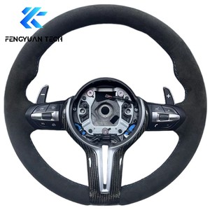 พวงมาลัยรถหนังแบบกำหนดเองสำหรับ BMW <span class=keywords><strong>F10</strong></span> F20 F15 F31 F30 F32 F36 E90 X1 X2 X3 X4 X5 M3 M4 E70ไม่มีถุงลมนิรภัย - Product Image 6