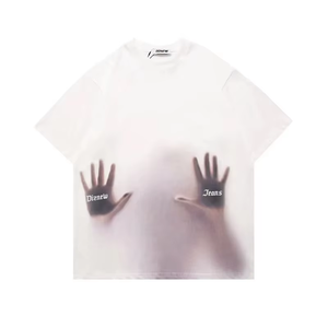 DiZNEW alta calidad personalizado en blanco Vintage Streetwear Save <span class=keywords><strong>Me</strong></span> gráfico camisetas para hombres - Product Image 4