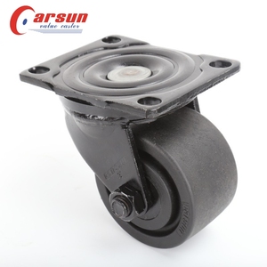 Industrial 3-Inch Castors 75mm Aço <span class=keywords><strong>Caster</strong></span> Low Gravity Fiberglass Reinforced Nylon Giratório <span class=keywords><strong>Caster</strong></span> 1200lbs Capacidade OEM