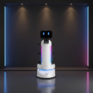 Robot serveur Yimeng S1 Premium, chargement <span class=keywords><strong>autonome</strong></span>, navigation intelligente, service de haute qualité, robot de livraison de nourriture 3 - Product Image 5