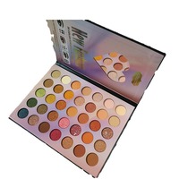 Palette de Fards à Paupières Personnalisable en Gros, 35 Couleurs, avec Poudre Scintillante, Finition Brillance et Effets Métalliques