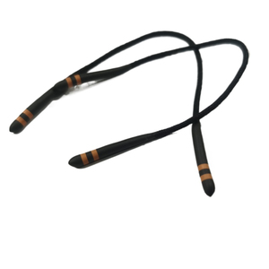 Drip Glue Printed Polyester Rope 2 mm Zipper <strong>Pull</strong> <strong>Cord</strong> Custom logo Silicone Zip Puller <strong>String</strong> for Garment Bag - Product Image 3