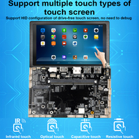 Placa Base Industrial Android RK3399 ARM con CPU de Doble Núcleo Cuádruple y Salida EDP 4K para Mini PC Industrial