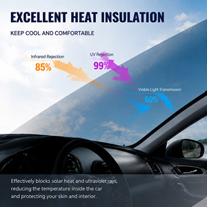 Film <span class=keywords><strong>solaire</strong></span> pour vitres de voiture en PET, effet caméléon bleu 6099, <span class=keywords><strong>anti</strong></span>-<span class=keywords><strong>chaleur</strong></span>, <span class=keywords><strong>anti</strong></span>-explosion, protection UV à 99%, changement de couleur, décoration automobile - Product Image 6