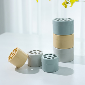 ที่วางก้านดอกไม้แบบหมุนได้ ซิลิโคนสำหรับจัดดอกไม้ ใช้บนโต๊ะ น้ำหนักเบา ใช้ซ้ำได้ อุปกรณ์เสริมแจกันพลาสติก - Product Image 4