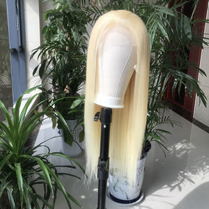 Gran Stock al por Mayor de Cabello Humano Brasileño Remy Rubio Largo para Peluca con Base de Encaje, Listo para Enviar - Product Image 2