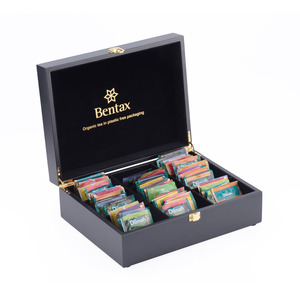 Boîte d'organisation à <span class=keywords><strong>thé</strong></span> en bois fantaisie personnalisable faite à la main, sélection de thés <span class=keywords><strong>Twinings</strong></span>, saison Jeddah KSA - Product Image 1