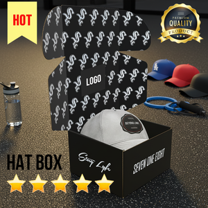 Scatola <span class=keywords><strong>per</strong></span> Cappelli in Cartone Personalizzata con LOGO, <span class=keywords><strong>per</strong></span> Cappelli da Cowboy e Berretti da Baseball, con Finestra Trasparente in PVC - Product Image 1