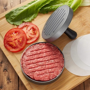 <span class=keywords><strong>Presse</strong></span> à <span class=keywords><strong>Hamburger</strong></span> antiadhésive en métal, lot de 50, pressoir professionnel pour viande, pour <span class=keywords><strong>Hamburger</strong></span>, tenue de fête - Product Image 2