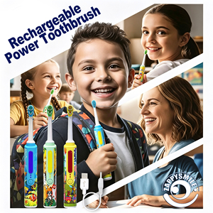 Cepillo de Dientes Eléctrico Multifuncional con Tecnología Sónica, Cerdas Suaves, Resistente al Agua IPX7, para una Limpieza Profunda y Cuidado Bucal Infantil - Product Image 1