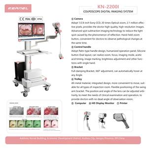 KN-2200IHD Kernel CE Monitor ganda disetujui kamera colposkop Video Digital HD dengan perangkat lunak diagnostik untuk penggunaan klinik - Product Image 3
